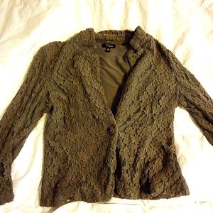 Vintage flower lace blazer